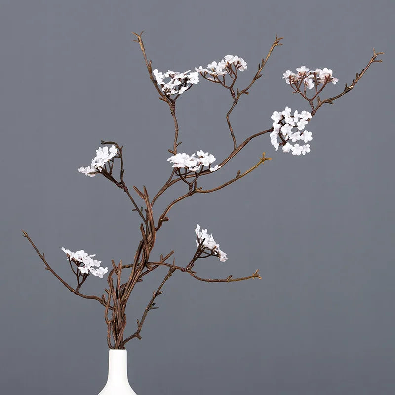 Artificial cherry flower branch for autumn decoration - view 2