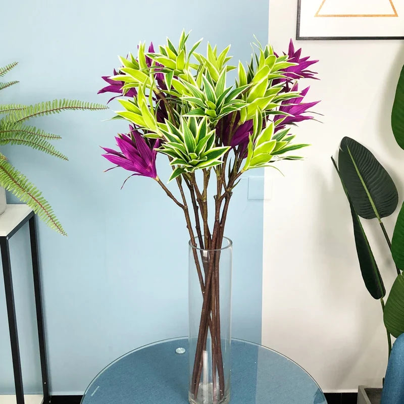 Large artificial lyes branches with realistic foliage for decoration - view 3