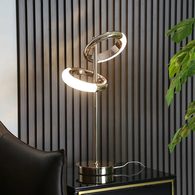 LED floor lamp in acrylic iron for interior decoration - view 5