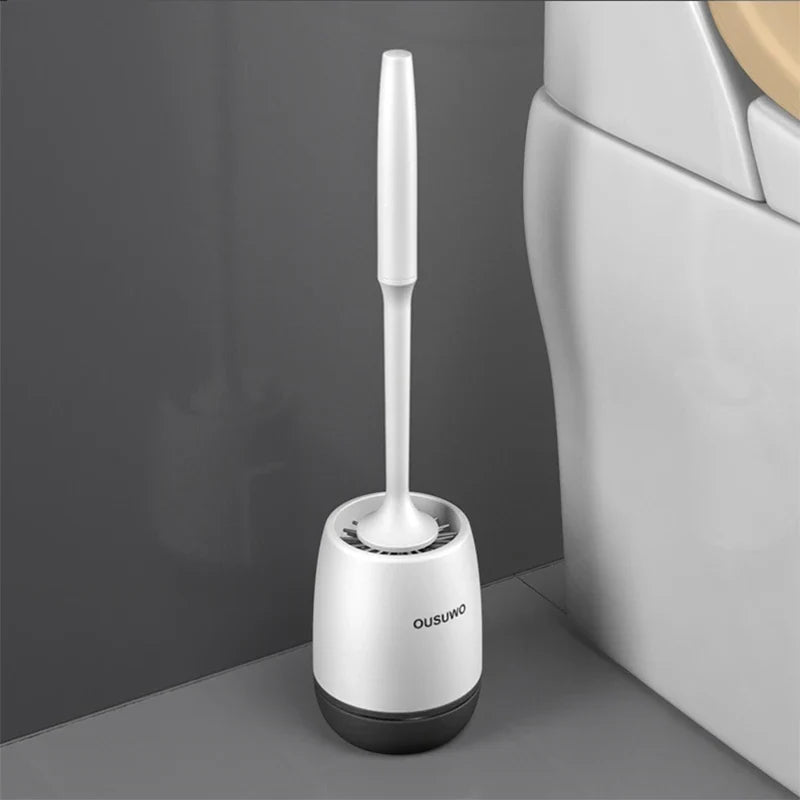 Long handle silicone wall cleaning brush - Colonne noire