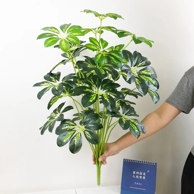 Tropical artificial plants monstera decorative foliage for outdoor interior - view 5