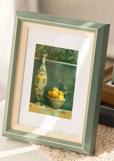 Creative photo frame for wedding and decorative couple - Green / 7 inches