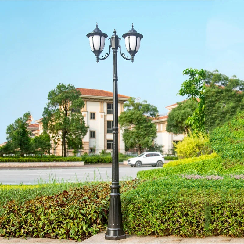 European four-head outdoor waterproof garden lamp - view 8