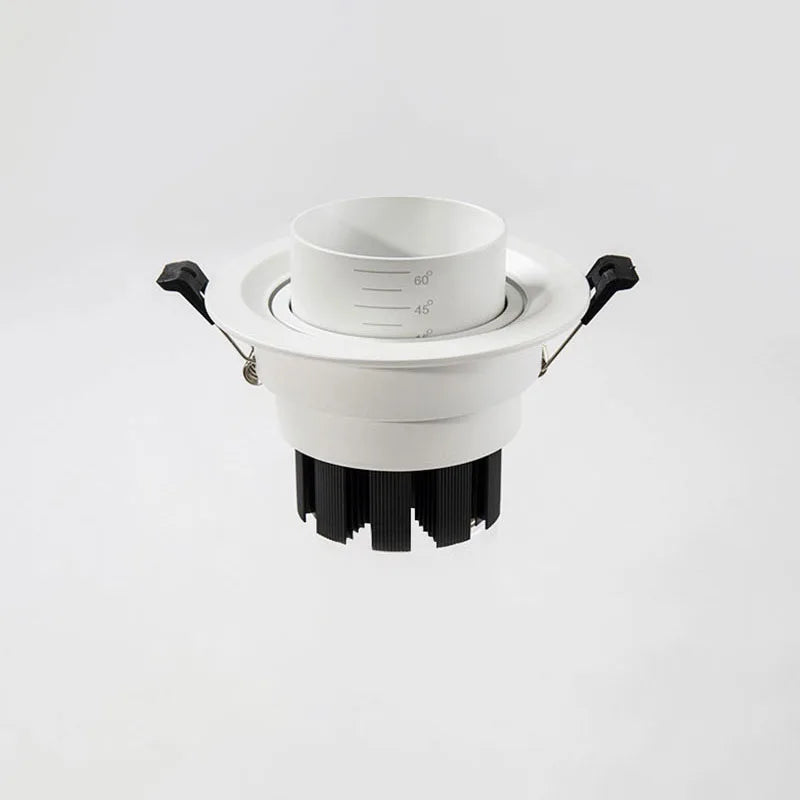 Zoomable beam led-mounted spotlights for interior lighting - Blanc / 3000K / 7 W à intensité variable