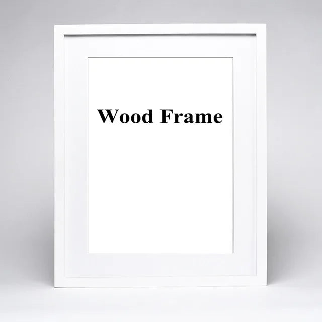 Wooden frame for painting and photo with all-out - White / 25x30cm