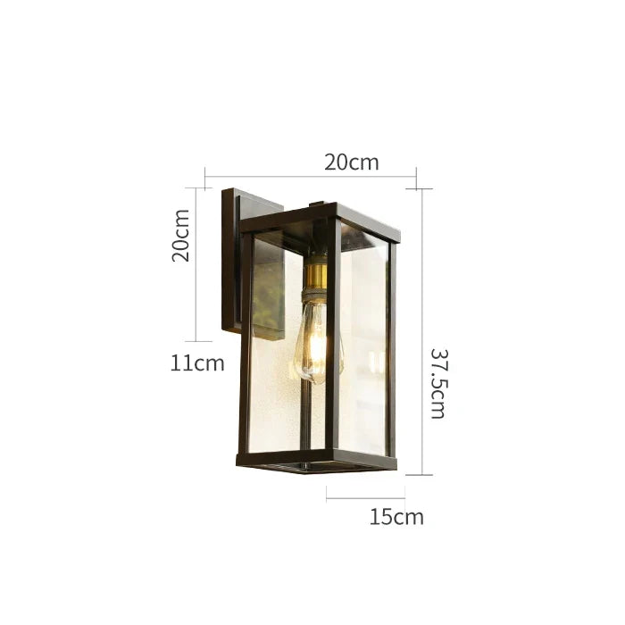 Aluminum Outdoor Wall Sconce Light Fixture - 005-a