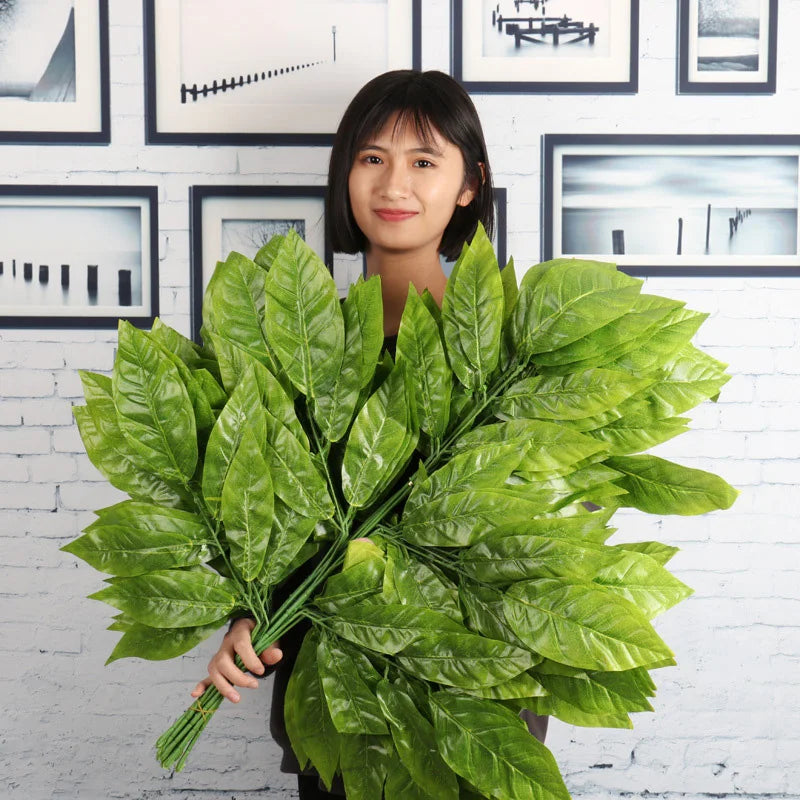 Artificial Silk Maple Leaf Branch, 60 cm or 72 cm, Set of 12 - view 3