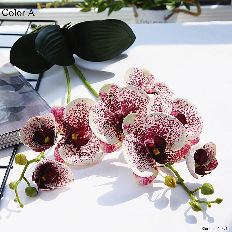 Luxury latex orchid for wedding decoration and events