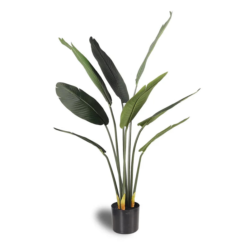Artificial Green Plant, Plastic Banana Tree, Large Palm Turtle, Bamboo, Indoor Potted, Living Room, Home Decoration - view 6