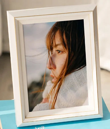Creative photo frame for wedding and decorative couple - White / 10 pouces