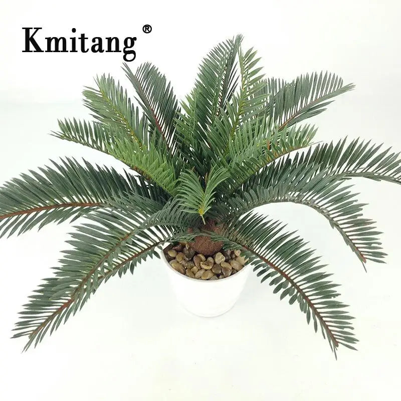 Artificial palm tropical plants interior and exterior decoration