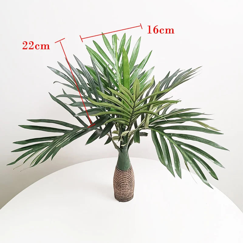 Tropical monstera artificial palm for indoor pot decoration - view 5