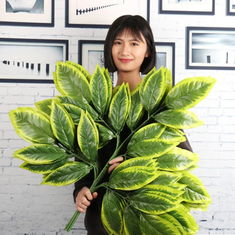 Artificial Silk Maple Leaf Branch, 60 cm or 72 cm, Set of 12 - view 2