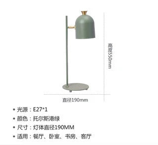 Modern floor lamp in minimalist iron for Nordic interior decoration - Green Table Lamp