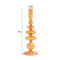 Nordic Glass candle holders, romantic Dinner home decoration, candlestick for birthday wedding, candle holder portavelas decor - 205-5