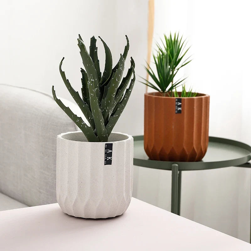 Silicone mold pot creative flowers Nordic style gardening cylindrical - view 3