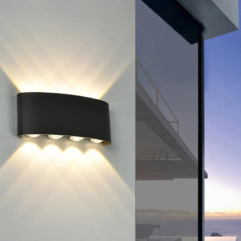 Waterproof led wall sconce for outdoor and indoor garden - view 5