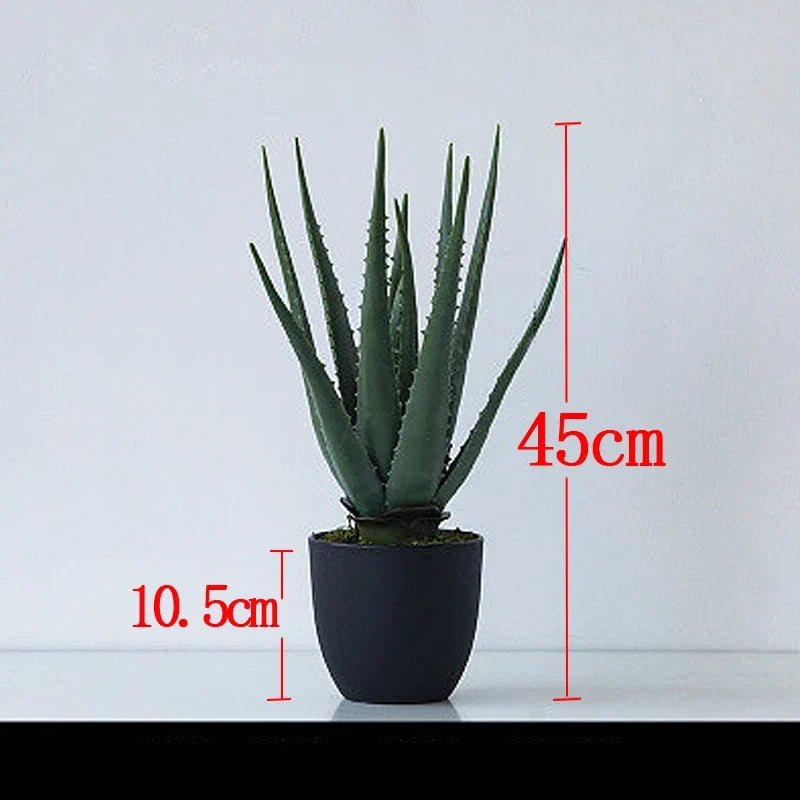 Artificial succulent plants for interior and exterior decoration - B 45cm 16 Feuilles