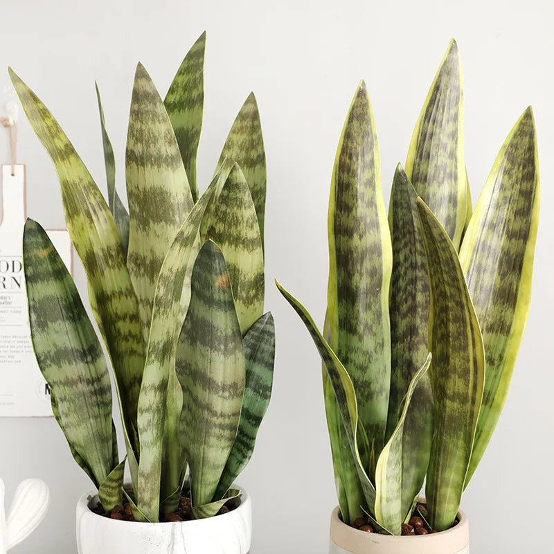 Artificial tiger leaves for interior decoration and garden