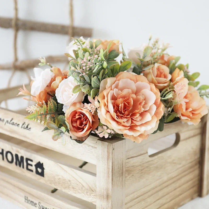 Bouquet of artificial peonies for wedding and decoration - view 5
