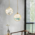 Chinese style glass pendant light for modern interior decoration