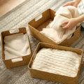 Woven sea-ring basket for storage and decoration