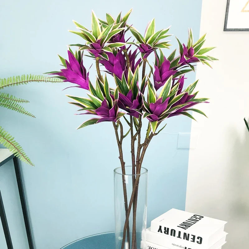 Large artificial lyes branches with realistic foliage for decoration - view 2