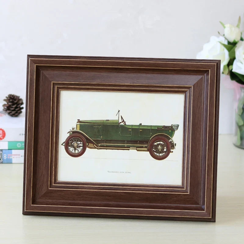 Vintage American picture frame for decoration and gift - L / 10 pouces