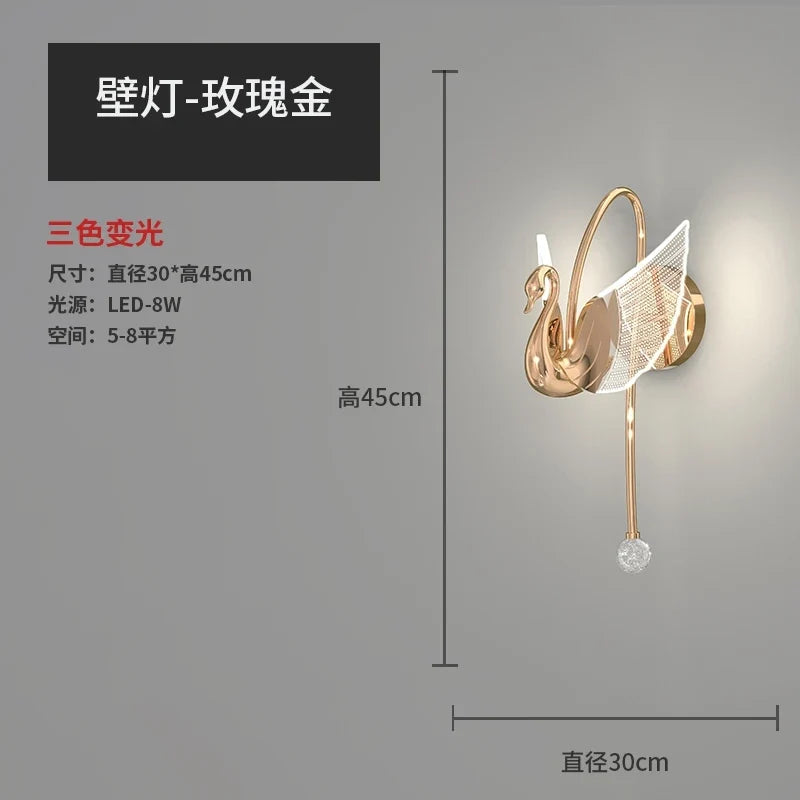 Nordic LED wall sconce design luxury for elegant interior - Style B