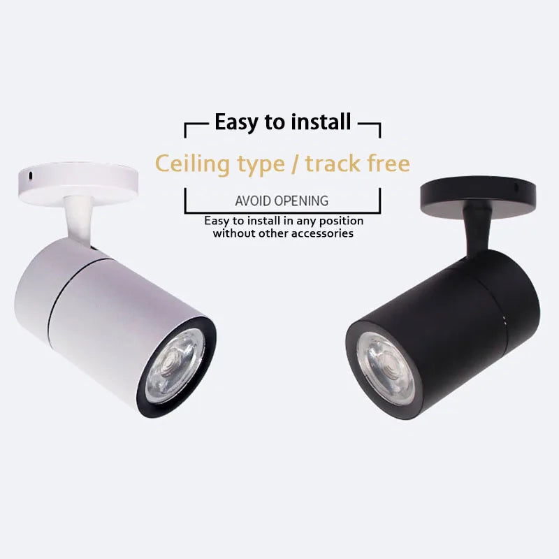 Variable intensity led spot for modern interior lighting - view 3