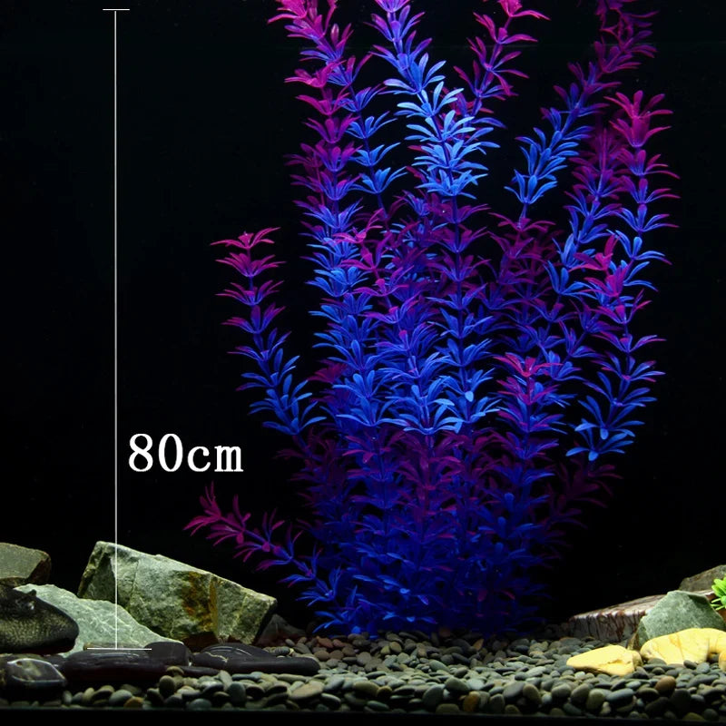 Large artificial aquatic plants for aquarium decoration - view 2