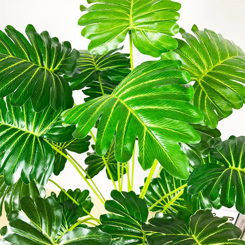 Tropical Artificial Monstera Plant, 75 cm with 24 Leaves - view 5