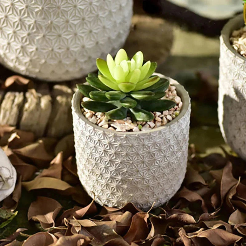 Silicone mold for concrete flower pot handicraft gardening - view 2