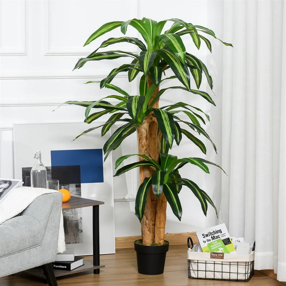 Artificial dracaena with pot and foam 66 sheets - view 5