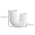 Nordic Ceramic Vase for Home Decoration, Simple Flower Pot, Living Room, Interior, Office, Desktop, Table decor, Accessories - A