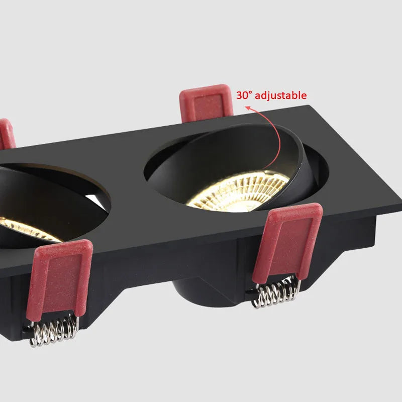 Variable intensity built-in led spotlights for indoors - view 3