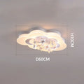 Bright ceiling lamp stars clouds for children's room - Large Size D60cm / Warm White