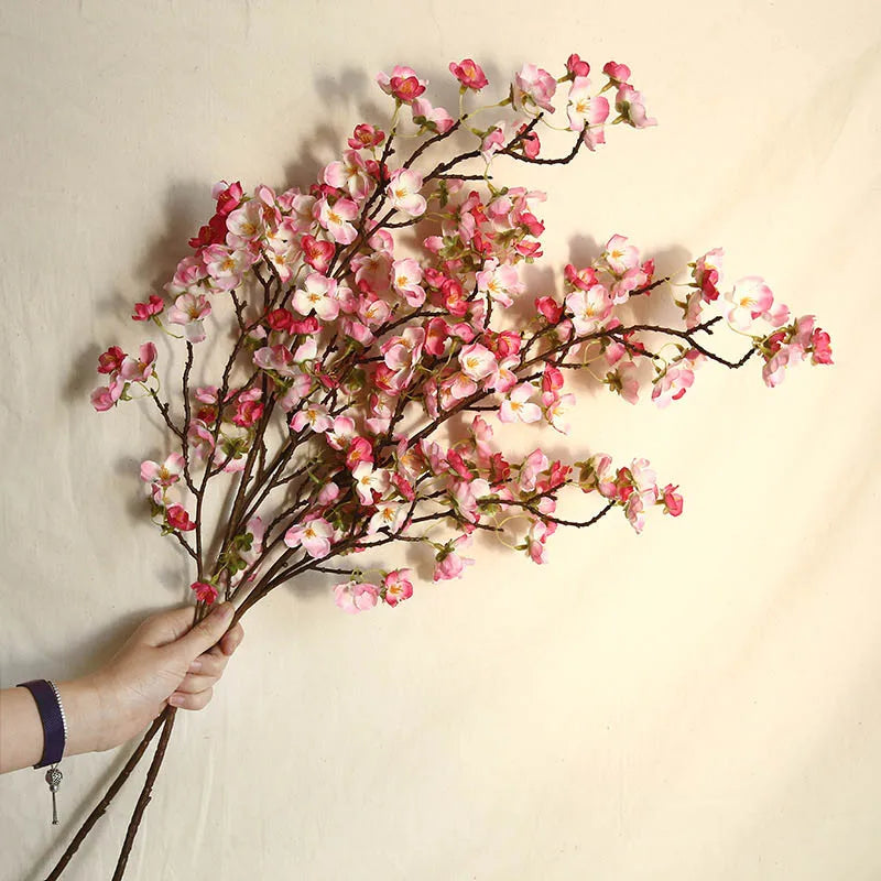 Artificial cherry flowers wedding bouquet interior decoration - view 5