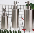 Liquid soap dispenser in stainless steel for gel and lotion