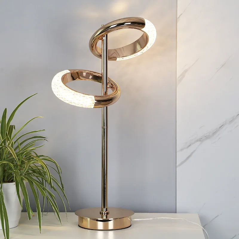 LED floor lamp in acrylic iron for interior decoration - view 3