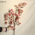 Artificial cherry flowers wedding bouquet interior decoration - D