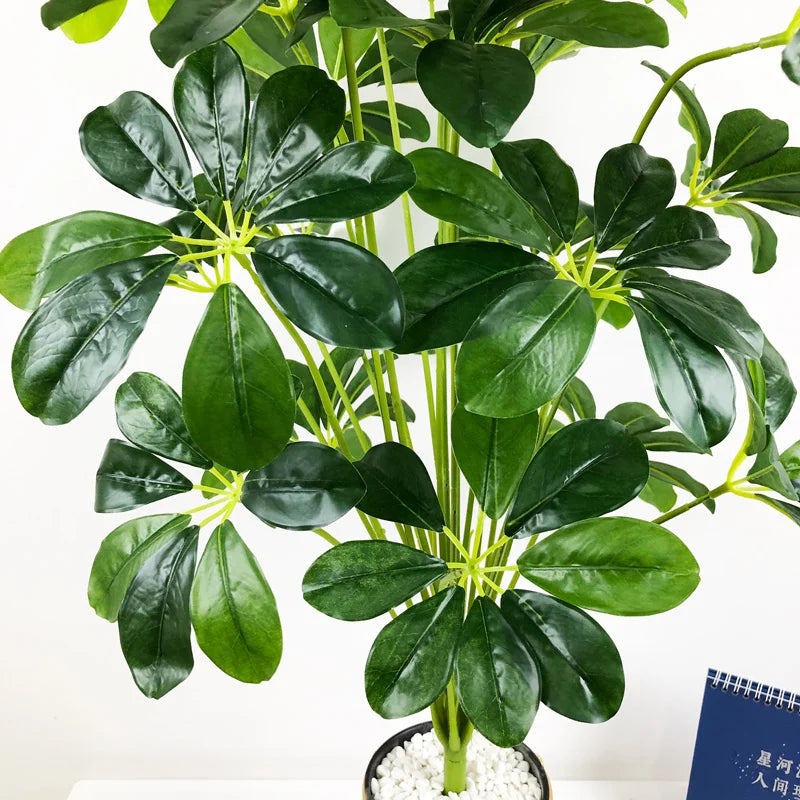 Tropical artificial plants monstera decorative foliage for outdoor interior - view 4