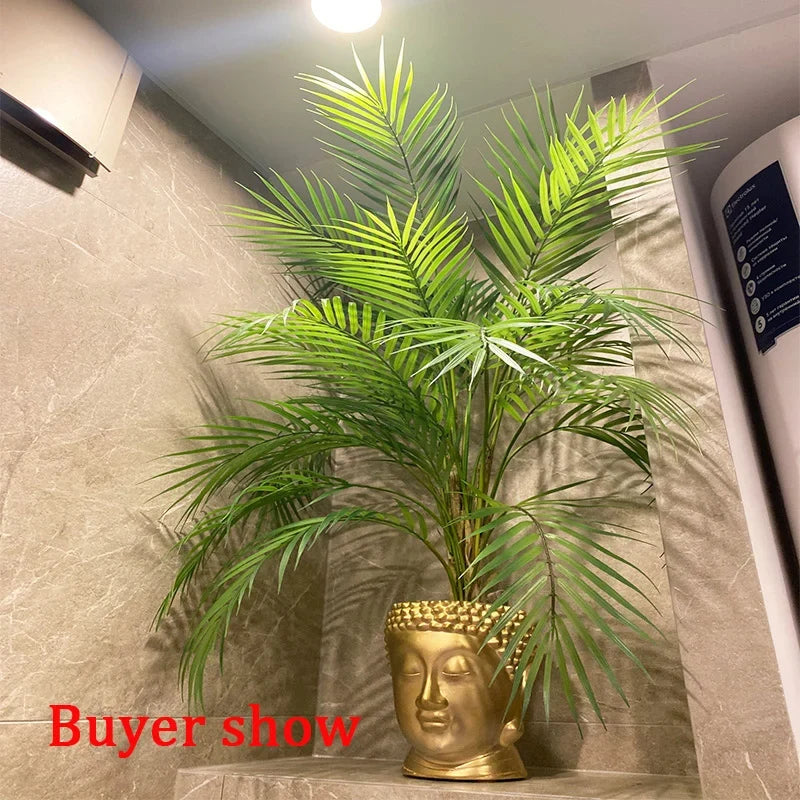 Artificial palm with large leaves for interior and exterior decoration - view 5