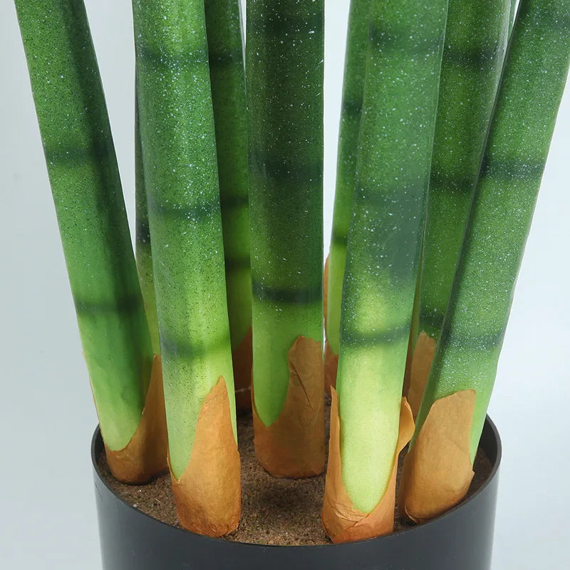 Plastic cylindrical artificial cactus for interior and exterior decoration - view 3