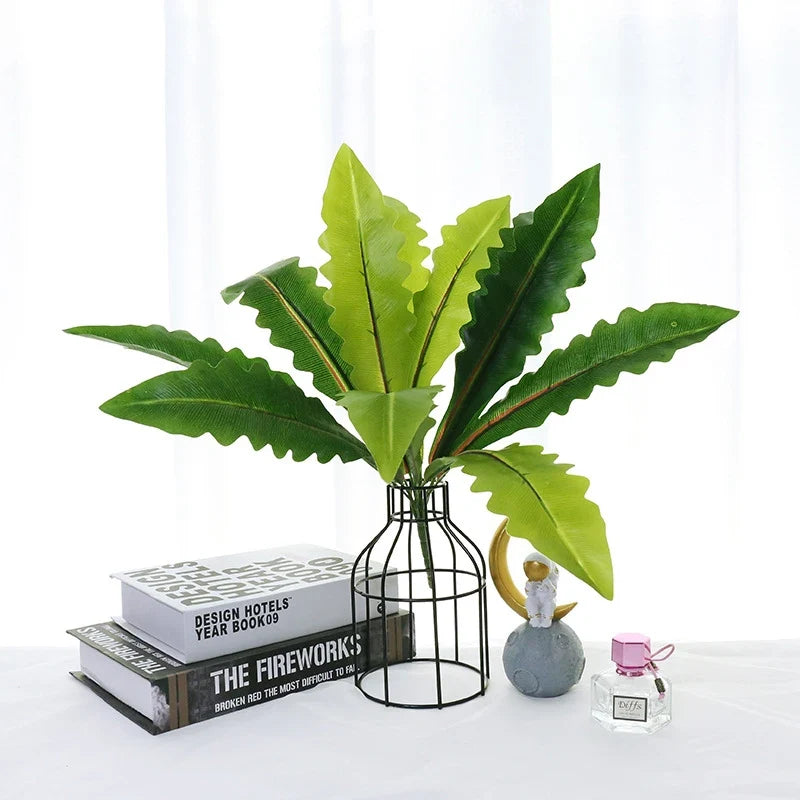 Bouquet of artificial decorative plants for wedding and home - 50cm 11 Feuilles C