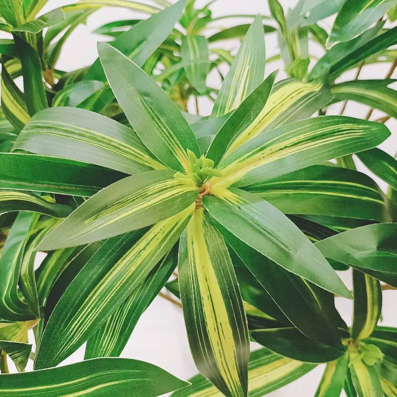 Bamboo artificial plant monstera for interior decoration - view 4