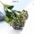 Artificial hortensia berries branch for floral decoration - D