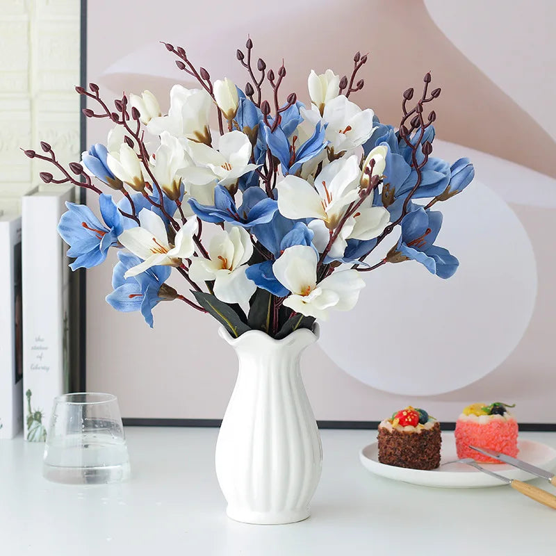 5 forks head tangpu magnolia floral decoration wedding - view 4