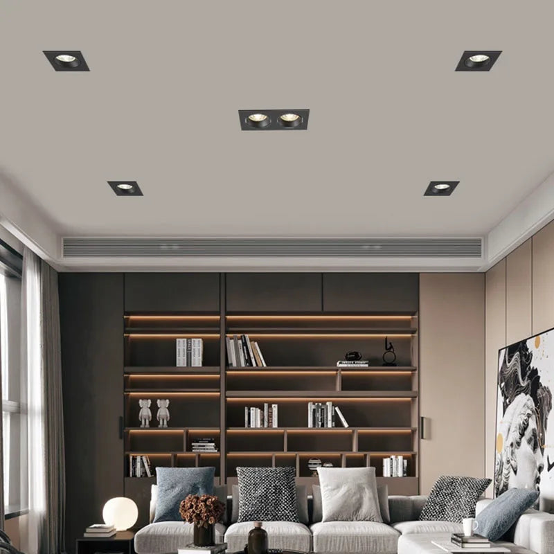 Variable intensity built-in led spotlights for indoors - view 6