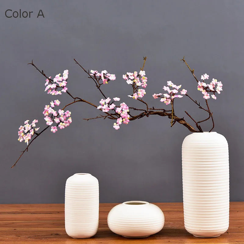Artificial cherry flower branch for autumn decoration - One